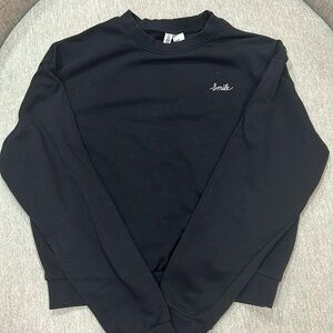 Black, smile sweatshirt